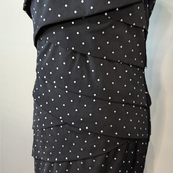 White House Black Market Black Instantly Slimming Sweetheart Sleeveless Dress 12 - Picture 3 of 9